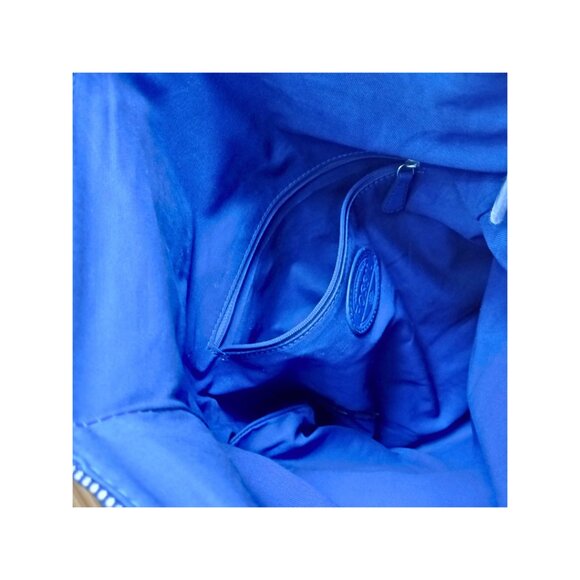 Fossil Riley Blue Large Crossbody Fold Over Tote Bag Purse Versatile Spacious - Picture 4 of 9